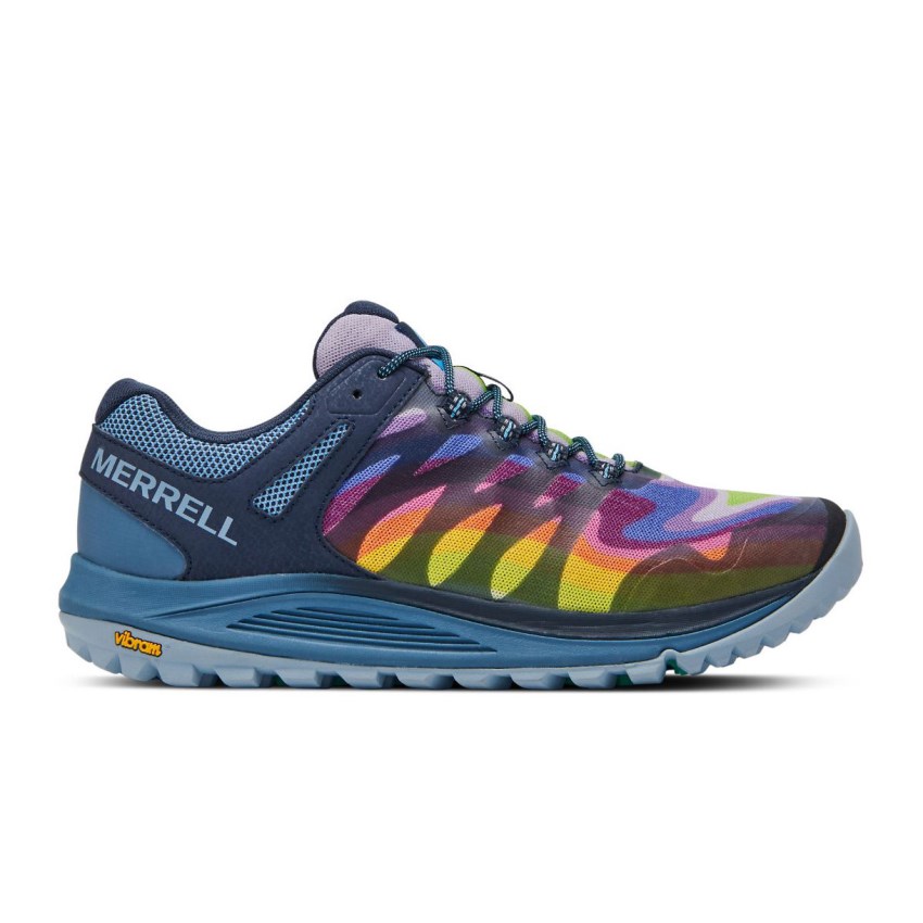 Chaussure Trail Merrell Nova 2 Rainbow Bleu/Multicolore Homme | R.F.BHAG